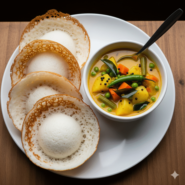 Appam with Stew